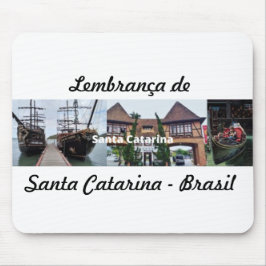 Muisvloer herinnering aan Santa Catarina Brazilië Muismat