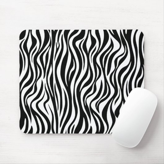 Muisvloer met zebraprint muismat (Met muis)