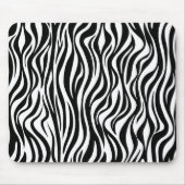 Muisvloer met zebraprint muismat (Voorkant)