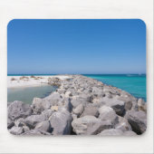 Muisvloer midden Shell Island Jetty Muismat (Voorkant)
