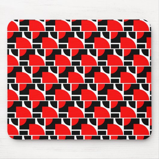 Muisvloer Rood Patroon AAA Muismat (Voorkant)