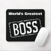 Muisvloeren voor de Beste Baas ter Wereld Muismat (Met muis)