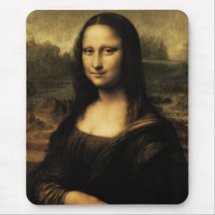 Muisvloerkleden Vintage Kunst Monalisa Groot Muismat