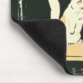 Muisvloermat van kat - Vlekbestendig Muismat (Hoek)