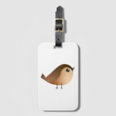 Muisvogel Cartoon Bagagelabel (Voorkant (verticaal))