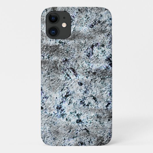 Muito rústico fungo prateado sujo de carbono Case-Mate iPhone case (Achterkant)