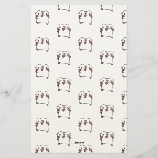 Muitos gatinhos briefpapier (Achterkant)