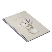 Muizelavendelbloemen Notitieboek (Rechterzijde)