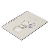 Muizelavendelbloemen Notitieboek (Linkerzijde)