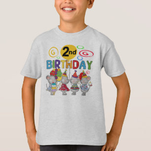 Muizen 2e verjaardag T-shirts en geschenken