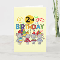 Muizen 2e verjaardag T-shirts en geschenken