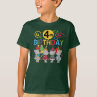 Muizen 4e verjaardag T-shirts en geschenken