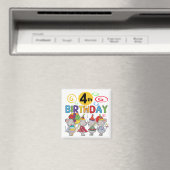 Muizen 4e verjaardag T-shirts en geschenken Magneet (Insitu (Vaatwasser))