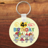Muizen 4e verjaardag T-shirts en geschenken Sleutelhanger (Voorkant)