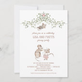 Muizen Baby shower Kaart (Voorkant)