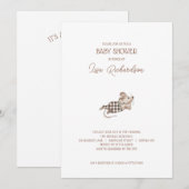 Muizen Baby shower Kaart (Voorkant / Achterkant)