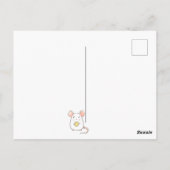 Muizen dierenappel lichte natuur mooi grappig briefkaart (Achterkant)