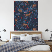 Muizen en bramen op de marine canvas afdruk (Insitu (Slaapkamer))