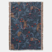 Muizen en bramen op de marine deken (Voorkant Verticaal)