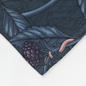 Muizen en bramen op de marine fleece deken (Hoek)