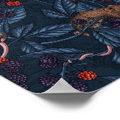 Muizen en bramen op de marine poster (Hoek)