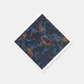 Muizen en bramen op de marine servet (Hoek)