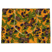 Muizen en bramen op geel groot cadeauzakje (Voorkant)