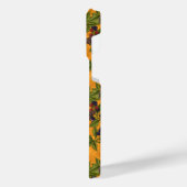 Muizen en bramen op geel iPhone hoesje (Linkerkant)