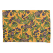 Muizen en bramen op geel kussensloop (Voorkant-Links)