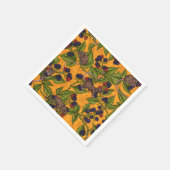 Muizen en bramen op geel servet (Hoek)