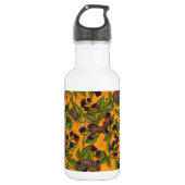 Muizen en bramen op geel waterfles  (Voorkant)