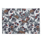 Muizen en bramen op wit kussensloop (Achterkant-Rechts)