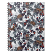 Muizen en bramen op wit notitieboek (Voorkant)