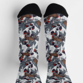 Muizen en bramen op wit sokken (Top)