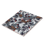 Muizen en bramen op wit tegeltje (Zijkant)