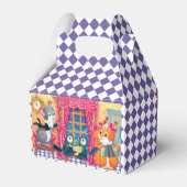 Muizen en eekhoorns spelen een concert bedankdoosjes (Achterkant)