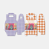 Muizen en eekhoorns spelen een concert bedankdoosjes (Uitgevouwen)