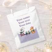 Muizen en eekhoorns spelen een concert bedankzakje (Geknipt)