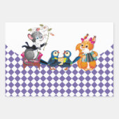 Muizen en eekhoorns spelen een concert inpakpapier vel (Voorkant)