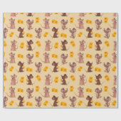 Muizen en kaas cadeaupapier (Vlak)