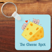 Muizen en kaas sleutelhanger (Voorkant)