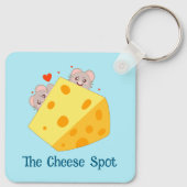 Muizen en kaas sleutelhanger (Achterkant)