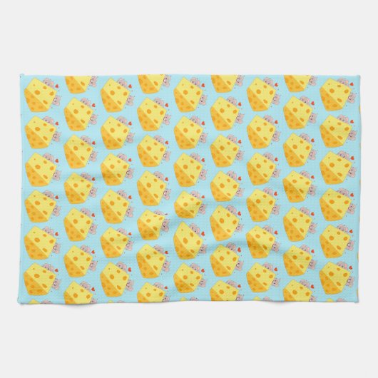 Muizen en kaas theedoek (Horizontaal)