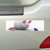 Muizen en katten bumpersticker (Op auto)