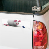 Muizen en katten bumpersticker (Op Truck)