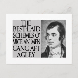 Muizen en Mannen Briefkaart