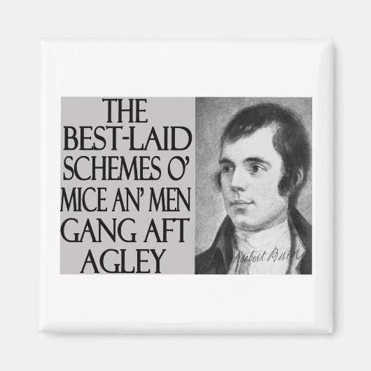 Muizen en Mannen Magneet (Voorkant)