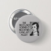 Muizen en Mannen Ronde Button 5,7 Cm (Voorkant /achterkant)
