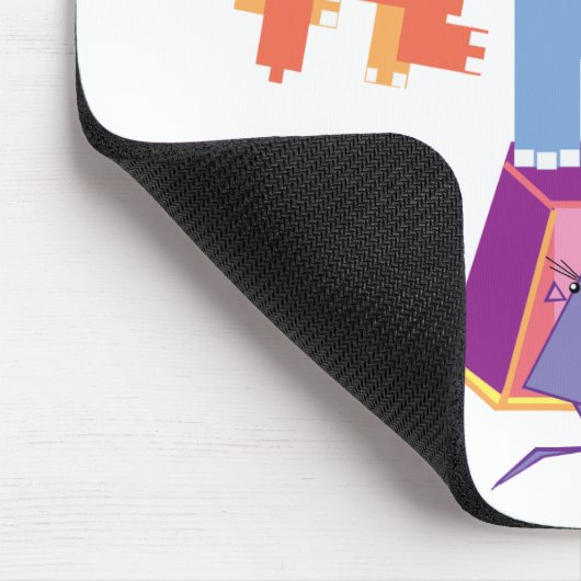 Muizen en olifanten muismat (Hoek)