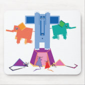 Muizen en olifanten muismat (Voorkant)